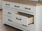 Savonport Twin Panel Bed, Dresser and Mirror
