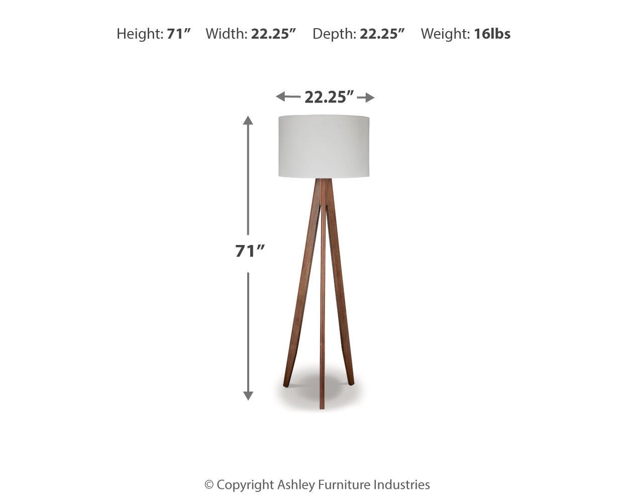 Dallson Wood Floor Lamp (1/CN)