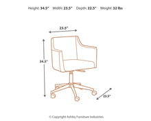 Load image into Gallery viewer, Baraga Home Office Swivel Desk Chair
