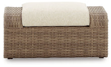 Load image into Gallery viewer, Sandy Bloom Ottoman with Cushion
