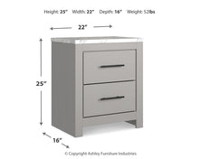Load image into Gallery viewer, Cottonburg Two Drawer Night Stand
