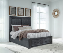 Load image into Gallery viewer, Foyland Queen Panel Storage Bed
